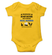 Load image into Gallery viewer, Warning Real Madrid Kids Romper For Baby Boy/Girl-0-5 Months(18 Inches)-Yellow-Ektarfa.online
