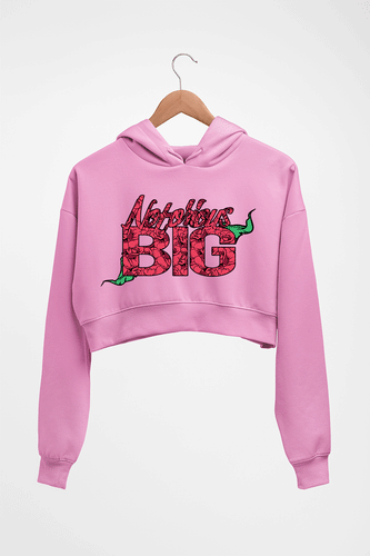 The Notorious B.I.G Crop HOODIE FOR WOMEN-Light Baby Pink-Ektarfa.online
