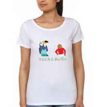 Load image into Gallery viewer, Tuca &amp; Bertie T-Shirt for Women-White-Ektarfa.online
