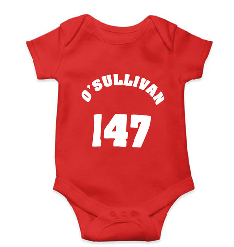 Ronnie O'Sullivan Snooker Kids Romper For Baby Boy/Girl-0-5 Months(18 Inches)-RED-Ektarfa.online