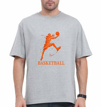 Load image into Gallery viewer, NBA Basketball Oversized T-Shirt for Men-Grey-Ektarfa.online
