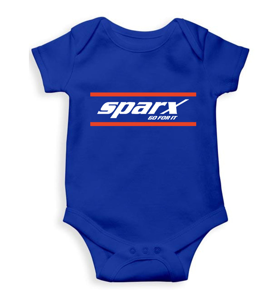 Sparx Kids Romper For Baby Boy/Girl-Royal Blue-Ektarfa.online