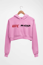 Load image into Gallery viewer, UFC Venum Crop HOODIE FOR WOMEN-Light Baby Pink-Ektarfa.online

