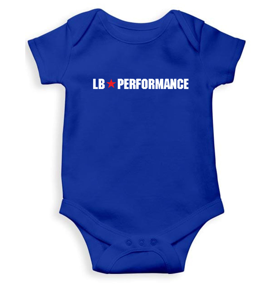 LB Performance Kids Romper For Baby Boy/Girl-0-5 Months(18 Inches)-Royal Blue-Ektarfa.online