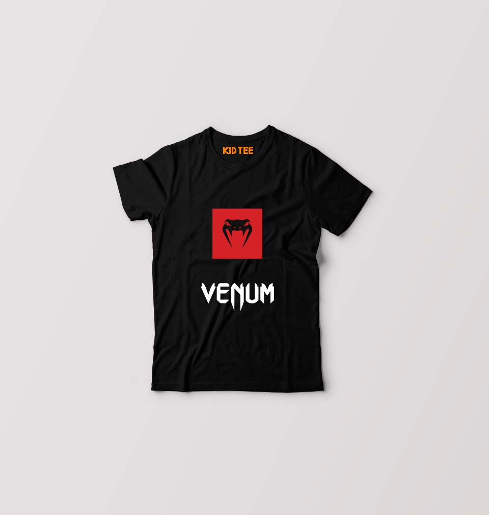 UFC Venum Kids T-Shirt for Boy/Girl-Black-Ektarfa.online