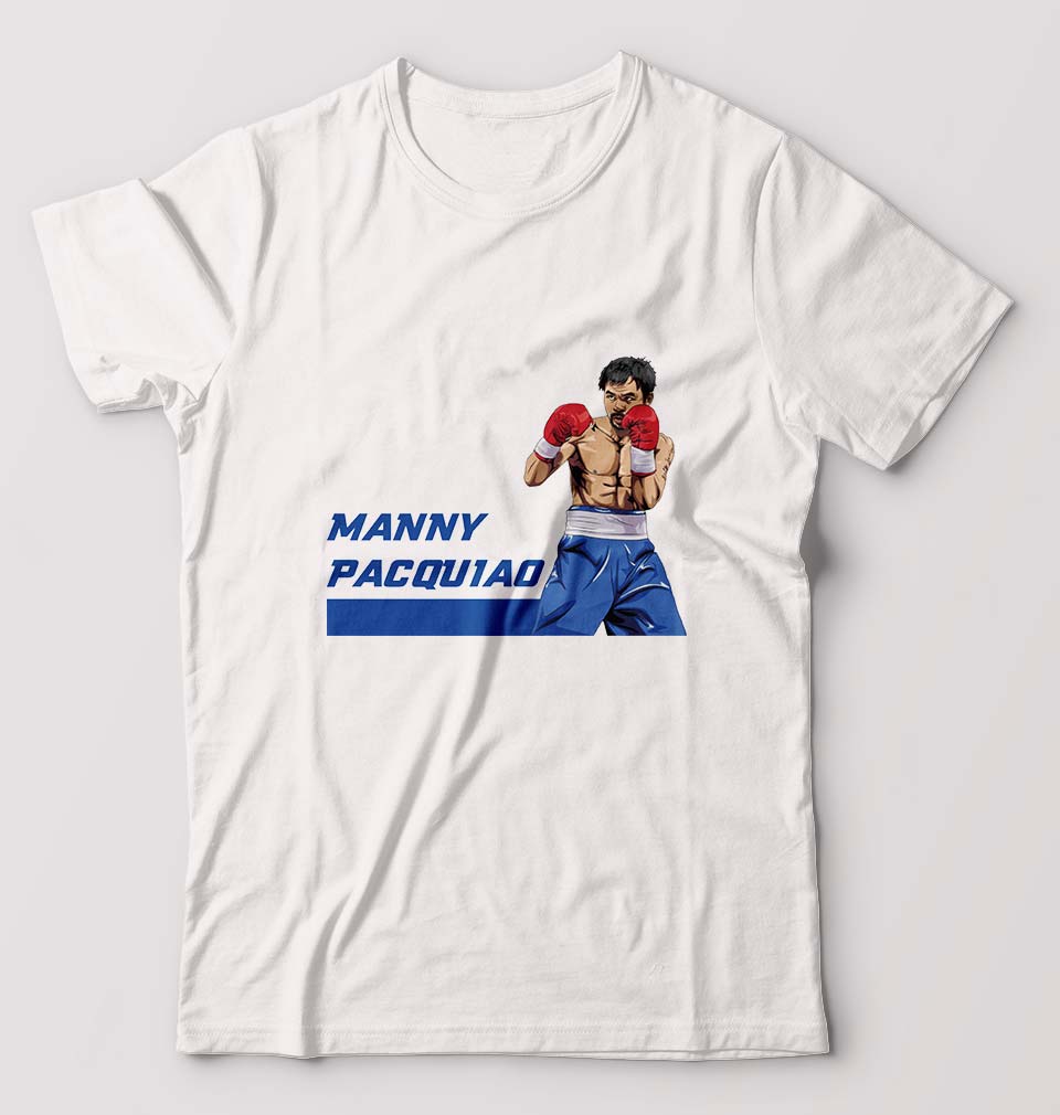 Manny Pacquiao T-Shirt for Men-White-Ektarfa.online