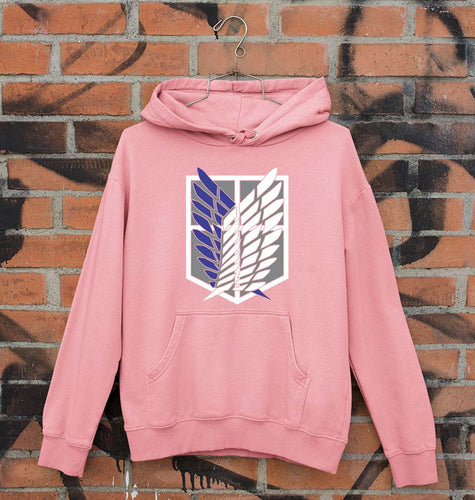 Attack on Titan Unisex Hoodie for Men/Women-Light Pink-Ektarfa.online