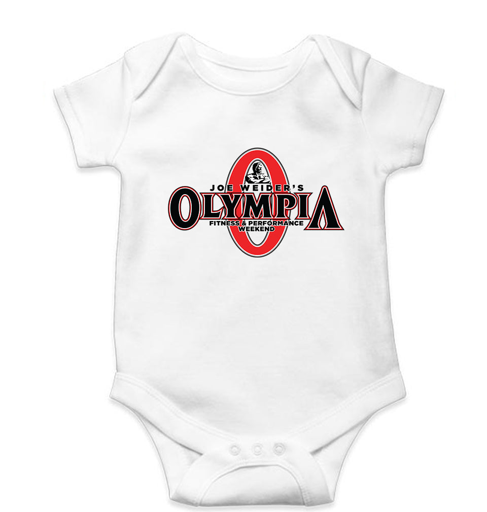 Olympia Kids Romper For Baby Boy/Girl-White-Ektarfa.online