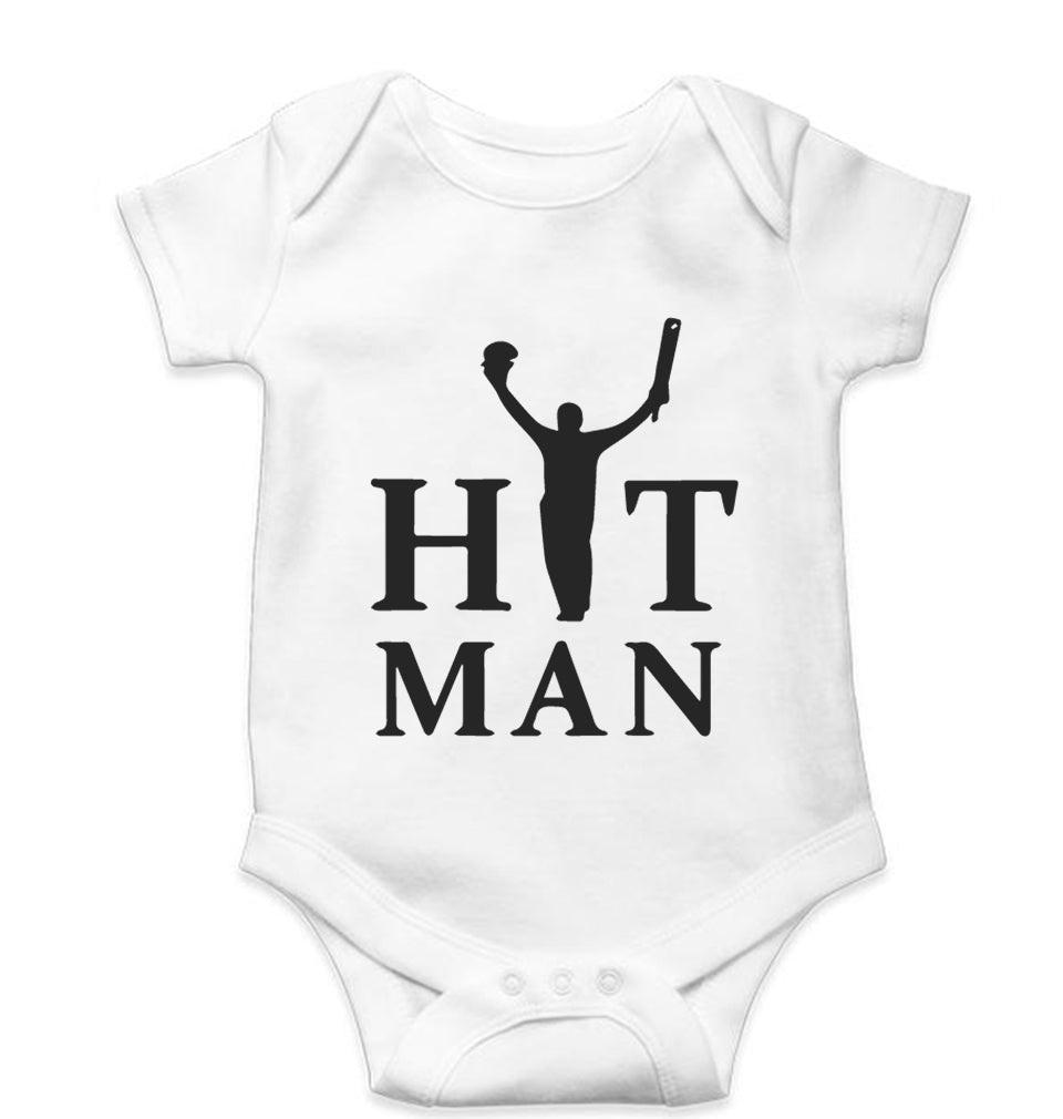 Rohit Sharma Kids Romper For Baby Boy/Girl-White-Ektarfa.online