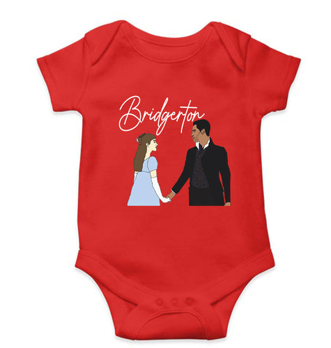 Bridgerton Kids Romper For Baby Boy/Girl-Red-Ektarfa.online