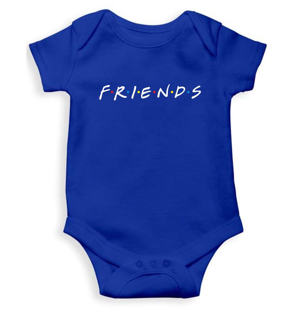 Friends Kids Romper For Baby Boy/Girl-0-5 Months(18 Inches)-Royal Blue-Ektarfa.online