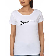 Load image into Gallery viewer, Ibanez Guitar T-Shirt for Women-White-Ektarfa.online
