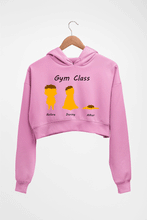 Load image into Gallery viewer, Gym Funny Crop HOODIE FOR WOMEN-Light Baby Pink-Ektarfa.online
