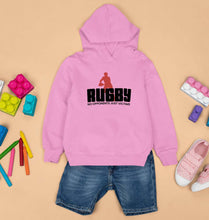Load image into Gallery viewer, Rugby Kids Hoodie for Boy/Girl-Light Baby Pink-Ektarfa.online
