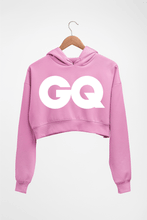 Load image into Gallery viewer, GQ Magazine Crop HOODIE FOR WOMEN-Light Baby Pink-Ektarfa.online
