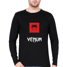Load image into Gallery viewer, UFC Venum Full Sleeves T-Shirt for Men-Black-Ektarfa.online

