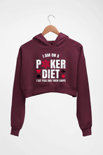Load image into Gallery viewer, Poker Crop HOODIE FOR WOMEN-Ektarfa.online
