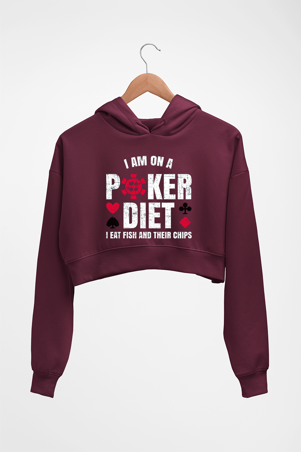Poker Crop HOODIE FOR WOMEN-Ektarfa.online