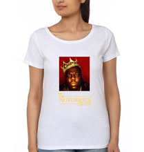 Load image into Gallery viewer, The Notorious Big T-Shirt for Women-White-Ektarfa.online
