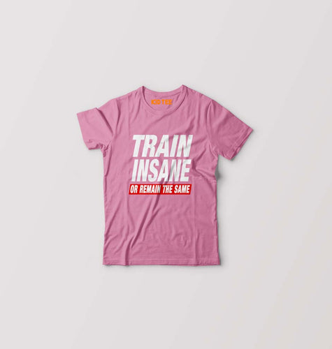 Gym Kids T-Shirt for Boy/Girl-Pink-Ektarfa.online