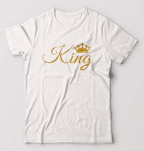 Load image into Gallery viewer, King T-Shirt for Men-White-Ektarfa.online
