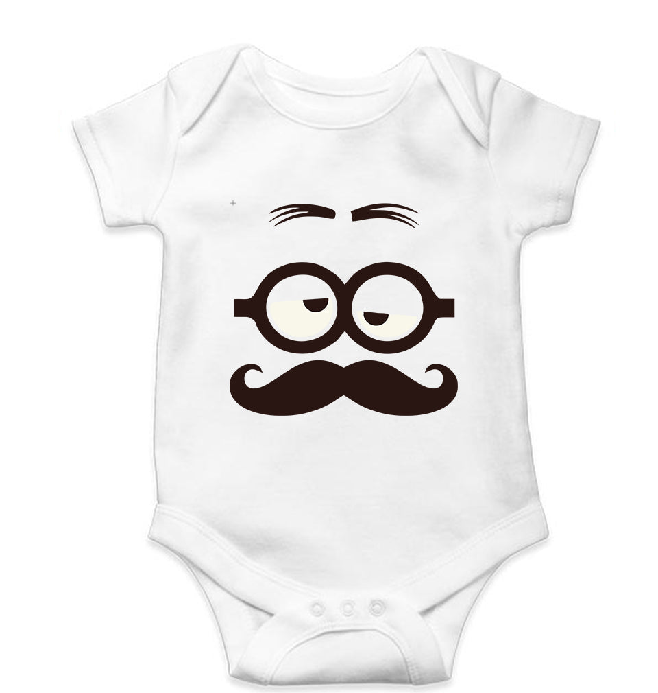 Minion Kids Romper For Baby Boy/Girl-White-Ektarfa.online