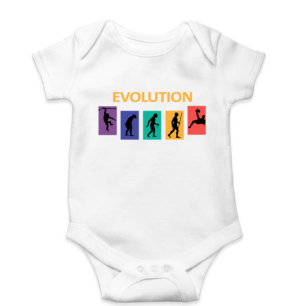 Evolution Football Kids Romper For Baby Boy/Girl-White-Ektarfa.online