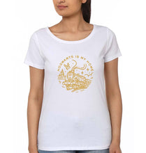 Load image into Gallery viewer, Harry Potter Hogwarts T-Shirt for Women-White-Ektarfa.online
