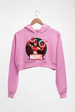 Load image into Gallery viewer, Scarlet Witch Wanda Crop HOODIE FOR WOMEN-Light Baby Pink-Ektarfa.online
