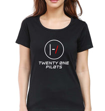 Load image into Gallery viewer, Twenty one pilots T-Shirt for Women-Black-Ektarfa.online
