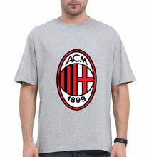 Load image into Gallery viewer, A.C. Milan Oversized T-Shirt for Men-Grey-Ektarfa.online
