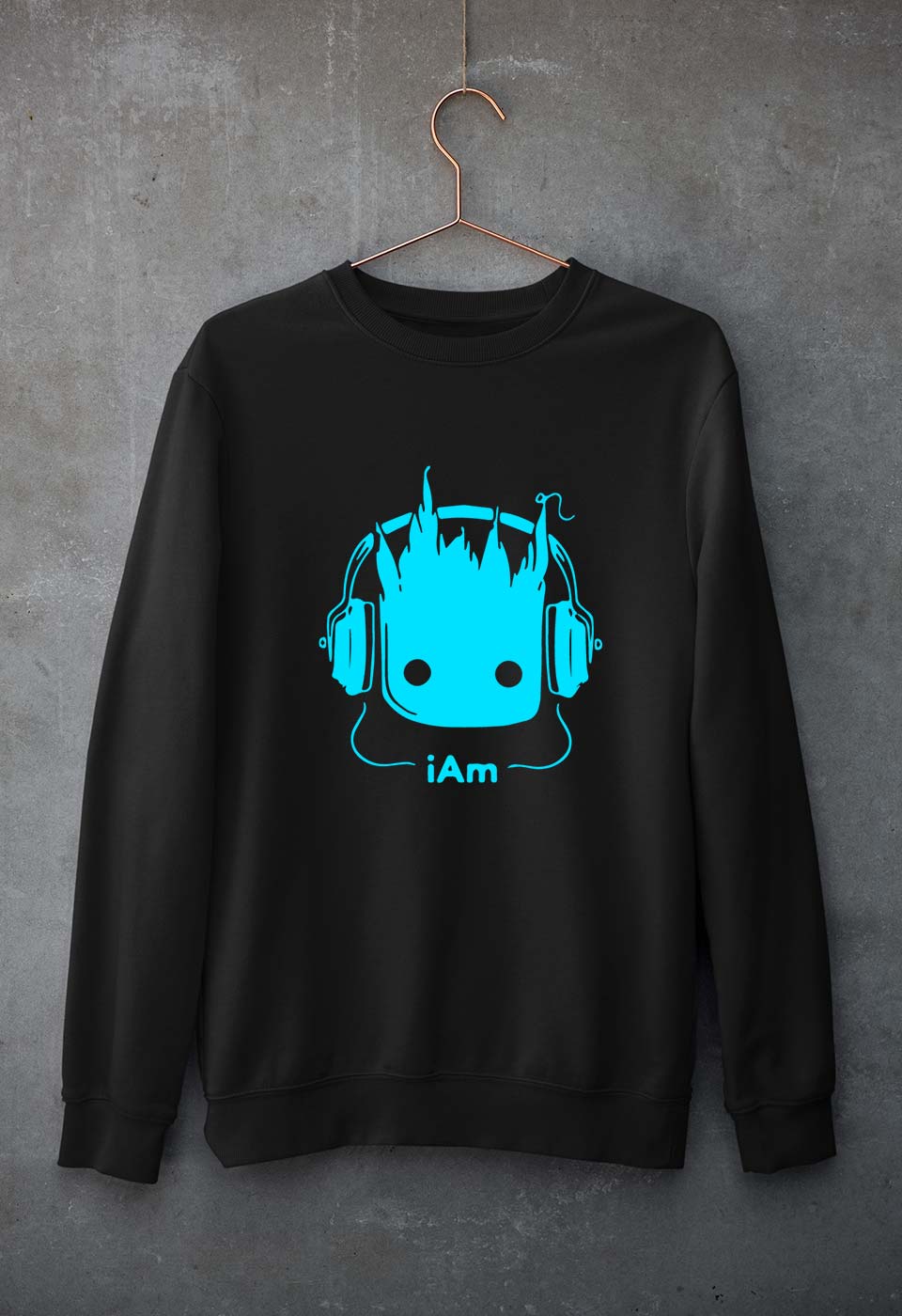 Groot Unisex Sweatshirt for Men/Women-Black-Ektarfa.online