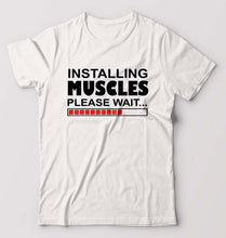 Load image into Gallery viewer, Gym T-Shirt for Men-White-Ektarfa.online

