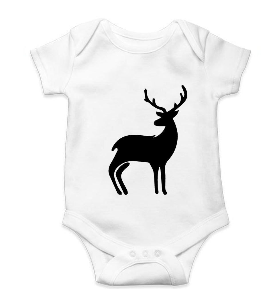 Deer Kids Romper For Baby Boy/Girl-White-Ektarfa.online