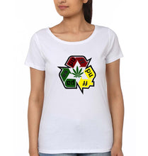 Load image into Gallery viewer, Weed T-Shirt for Women-White-Ektarfa.online
