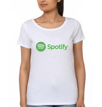 Load image into Gallery viewer, Spotify T-Shirt for Women-White-Ektarfa.online
