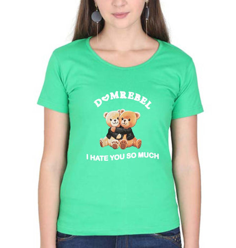 Domrebel Bear T-Shirt for Women-flag green-Ektarfa.online