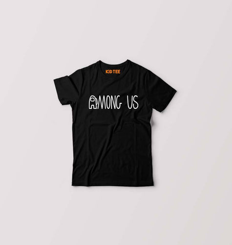 Among Us Kids T-Shirt for Boy/Girl-Black-Ektarfa.online