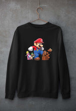 Load image into Gallery viewer, Mario Unisex Sweatshirt for Men/Women-Black-Ektarfa.online
