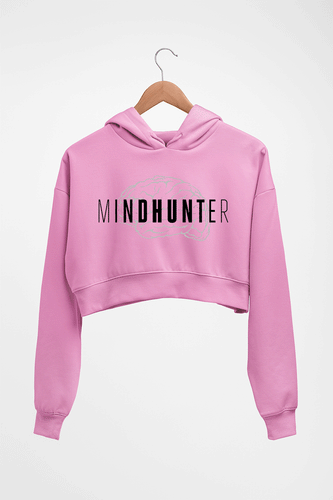 Mindhunter Crop HOODIE FOR WOMEN-Light baby pink-Ektarfa.online
