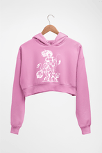 Load image into Gallery viewer, Hanuman Ji (God) Crop HOODIE FOR WOMEN-Light Baby Pink-Ektarfa.online

