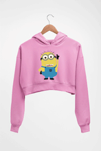 Load image into Gallery viewer, Minion Crop HOODIE FOR WOMEN-Light Baby Pink-Ektarfa.online
