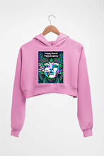 Load image into Gallery viewer, Trippy Stoner Psychedelic Crop HOODIE FOR WOMEN-Light Baby Pink-Ektarfa.online
