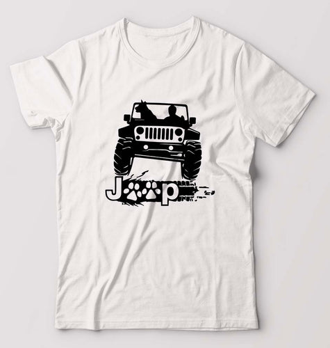 Jeep T-Shirt for Men-White-Ektarfa.online