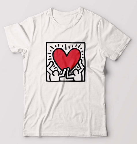 Keith Haring T-Shirt for Men-White-Ektarfa.online