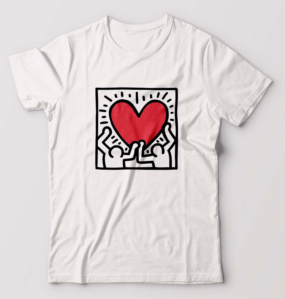Keith Haring T-Shirt for Men-White-Ektarfa.online