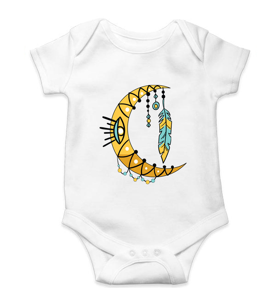 Dream Catcher Moon Kids Romper For Baby Boy/Girl-White-Ektarfa.online