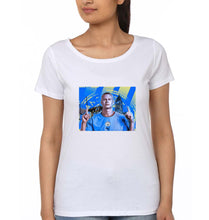 Load image into Gallery viewer, Erling Haaland T-Shirt for Women-White-Ektarfa.online
