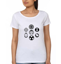 Load image into Gallery viewer, Marvel Superhero T-Shirt for Women-White-Ektarfa.online
