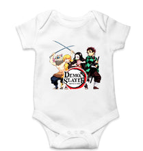 Load image into Gallery viewer, Demon Slayer Kids Romper For Baby Boy/Girl-0-5 Months(18 Inches)-White-Ektarfa.online
